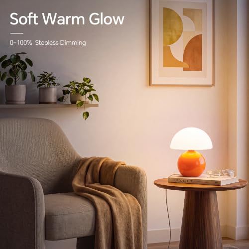 Mushroom Lamp Table Lamps Set of 2 for Bedroom Living Room (2 Count)