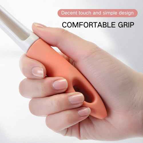12 Pack Long Handle Dish Scrub Brush Stiff Bristles (12 Count)