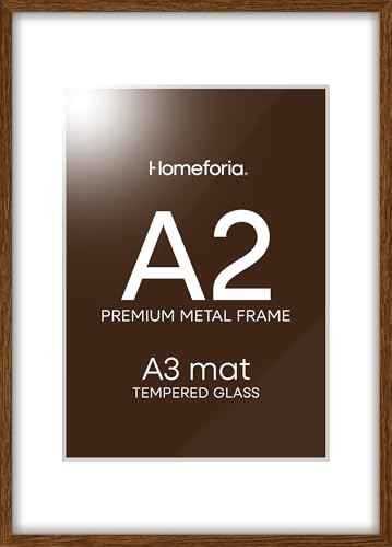 A2 Brown Oak Picture Frame