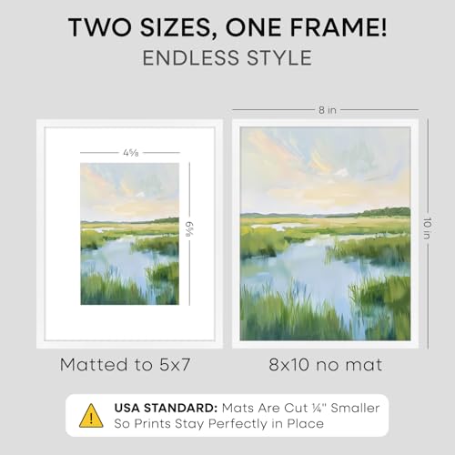 8x10 White Picture Frame (2 Count)