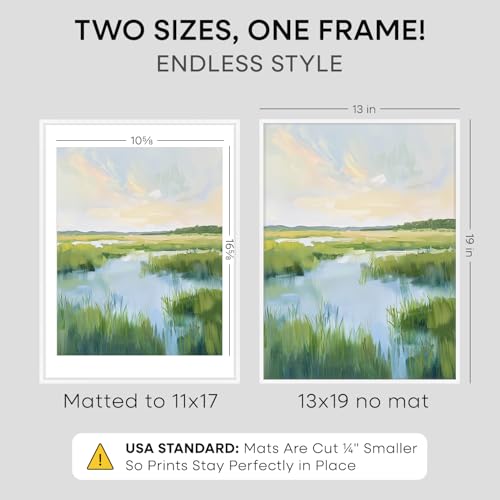 13x19 White Picture Frame (2 Count)