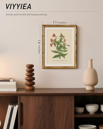Gold Bamboo Framed Wall Art