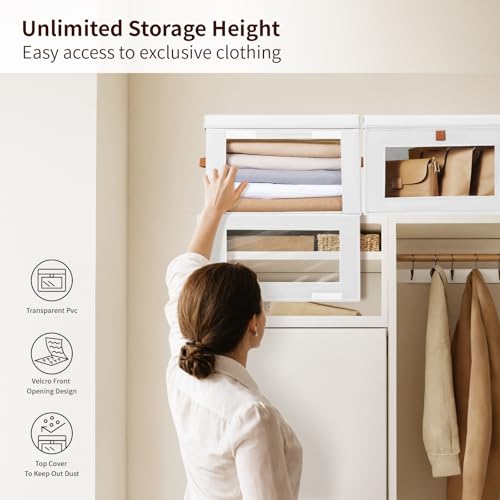 Large Closet Storage Bins (5 Count)