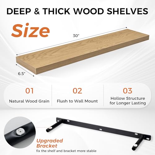 Floating Shelves for Wall (2 Count)