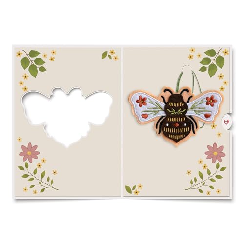 Everyday Handmade Botanical Bee HeartFelt Charm Card