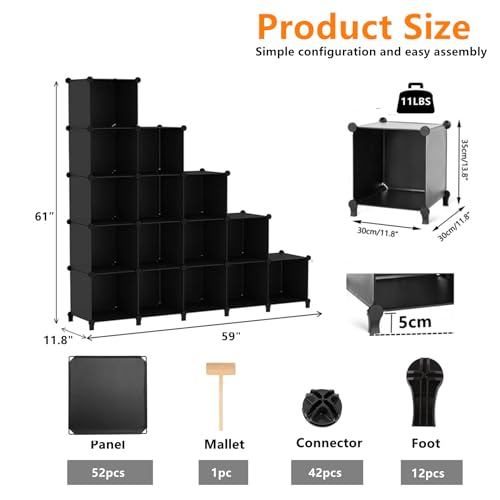 Cube Storage Organizer (16 Count)