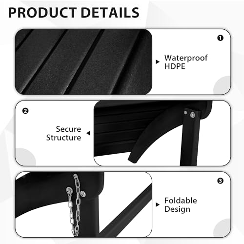 Folding Plastic Adirondack Ottoman