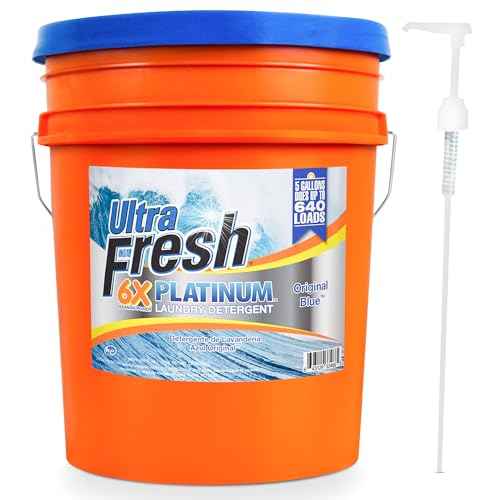 6X Platinum 5 Gal Laundry Detergent (640 Fl Oz)