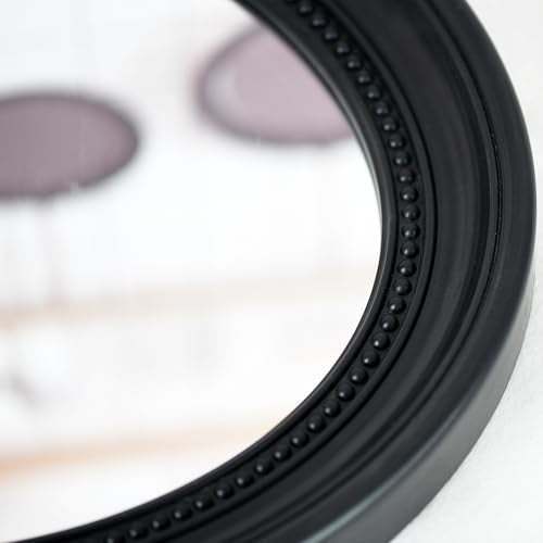 20 x 16 inch Black Wall Mirror Oval Bathroom Mirror Bedroom Mirror
