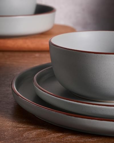 Mercury 24 Piece Stoneware Plates and Bowls