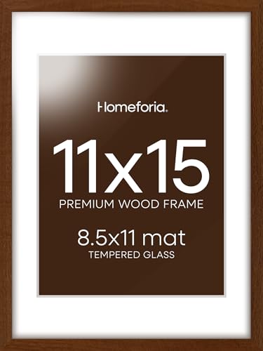 11x15 Brown Oak Picture Frame (3 Count)