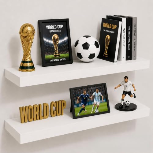 Rustic Wood Floating Shelves (2 Count)
