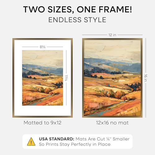 12x16 Bronze Picture Frame (2 Count)