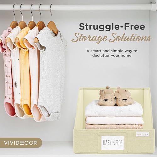 Open Front Trapezoid Closet Bins (3 Count)