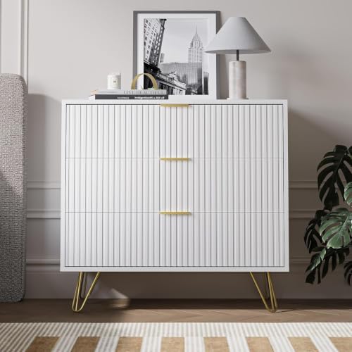 3 Drawer Nightstand Set of 2