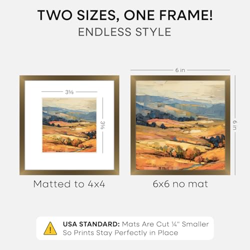6x6 Bronze Picture Frame