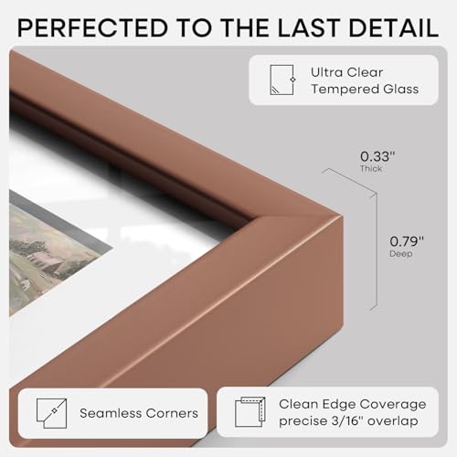 12x24 Mocha Picture Frame
