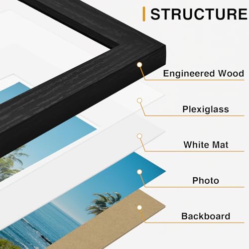 4x6 Picture Frames Set of 9 (9 Count)
