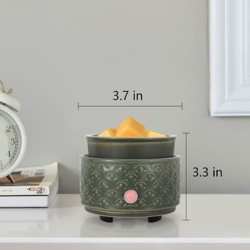 Green Ceramic Wax Melt Warmer 3