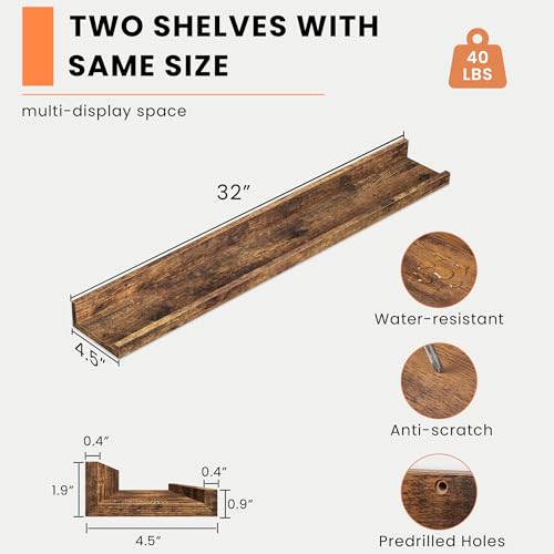 Picture Ledge Shelf (2 Count)
