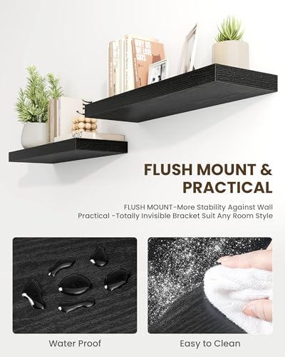 72" Floating Shelves for Wall (2 Count)
