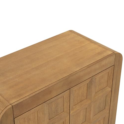 Maya Mid Century Modern Credenza Cabinet