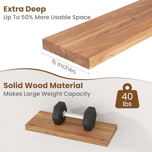 Floating Shelves for Wall Decor (2 Count)