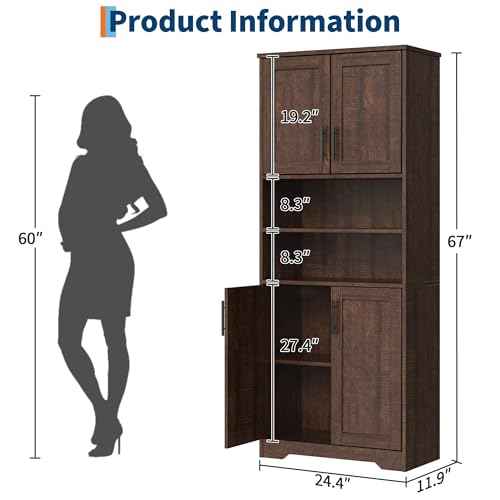 72'' Tall Kitchen Pantry Cabinet