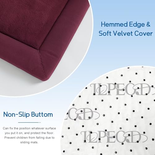 Baby Play Mat for Floor Nursery Muscle Mat Area Rug Playroom Rug 79x110" Elastic Foam 1.3" Thick Crawling Mat for Babies