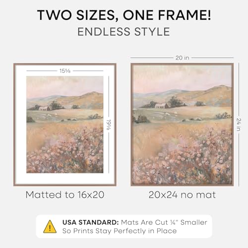 20x24 Mocha Picture Frame