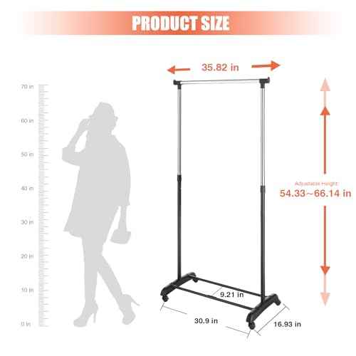 Deluxe Adjustable Garment Rack
