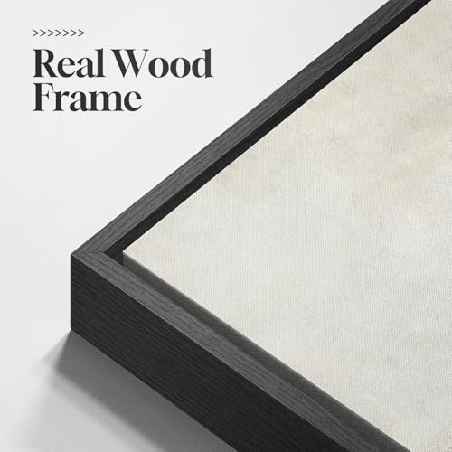 Framed Blue Green Abstract Landscape Wall Art (3 Count)