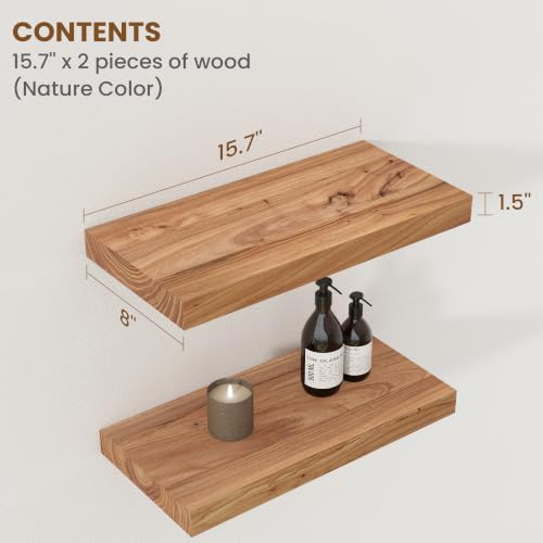 Floating Shelves for Wall (2 Count)