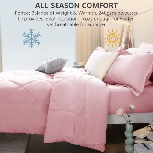 Full Size Comforter Sets Pink