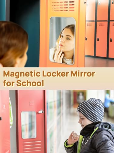 8 x 5 in Magnetic Locker Mirror