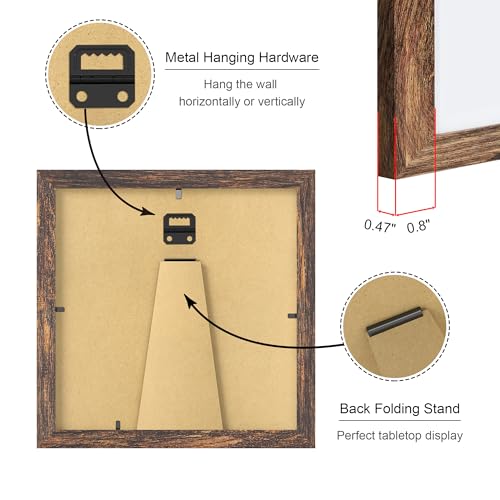 8x8 Picture Frame Set of 4 (4 Count)