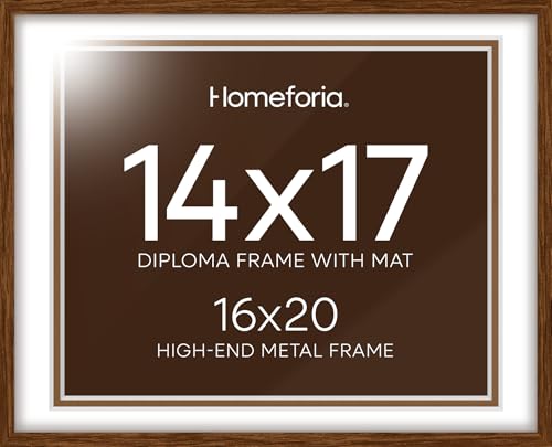 16x20 Brown Oak Diploma Frame