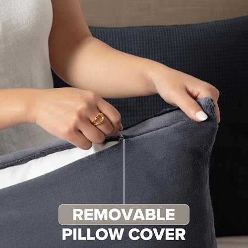 Remina Queen Comforter Set with Blanket & Pillow