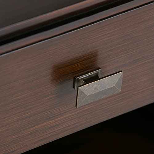 Artisan 24" Bedside Nightstands in Russet Brown