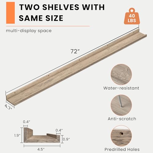 Picture Ledge Shelf (2 Count)