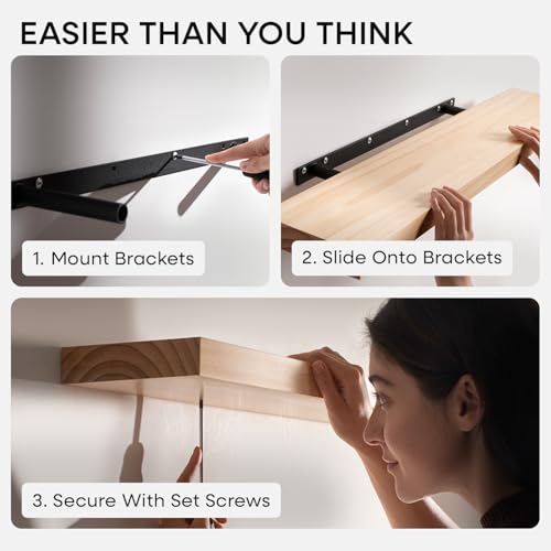 42 Inch Floating Shelves (2 Count)