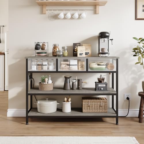 2 Pack Entryway Table with Outlets (2 Count)