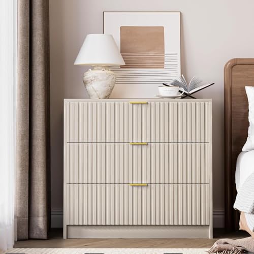 3 Drawer Nightstand Set of 2