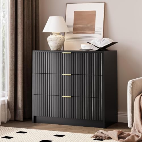 3 Drawer Nightstand Set of 2