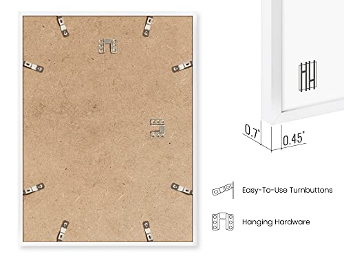 9x12 White Aluminum Frame Set of 3 (3 Count)