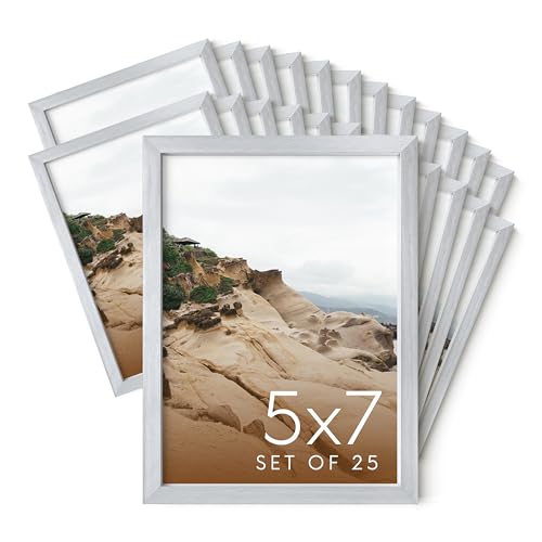 5x7 Silver Metal Picture Frames