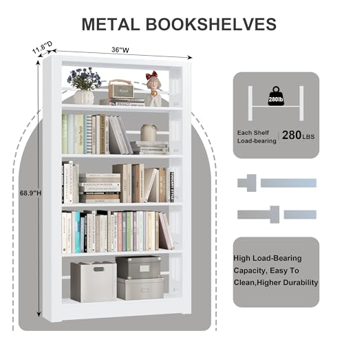 White Bookshelf