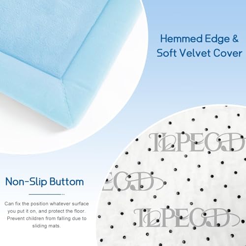 Baby Play Mat for Floor Nursery Muscle Area Rug Playroom Rug 59"x71" Elastic Foam 1.3" Thick Crawling Mat for Babies