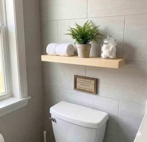 30 inch Wooden Floating Shelves for Wall
