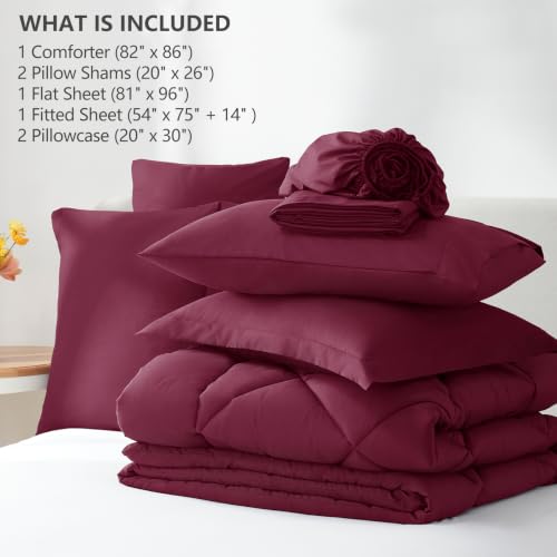 Full Size Comforter Sets Burgundy